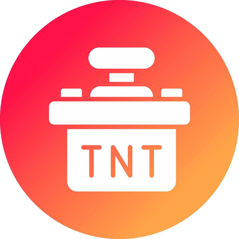 diseño de icono creativo tnt vector