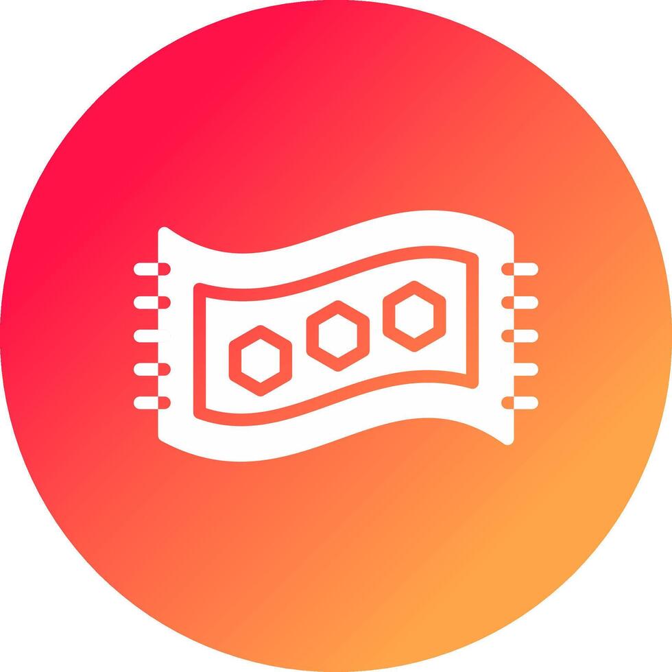 Magic Carpet Creative Icon Design vector