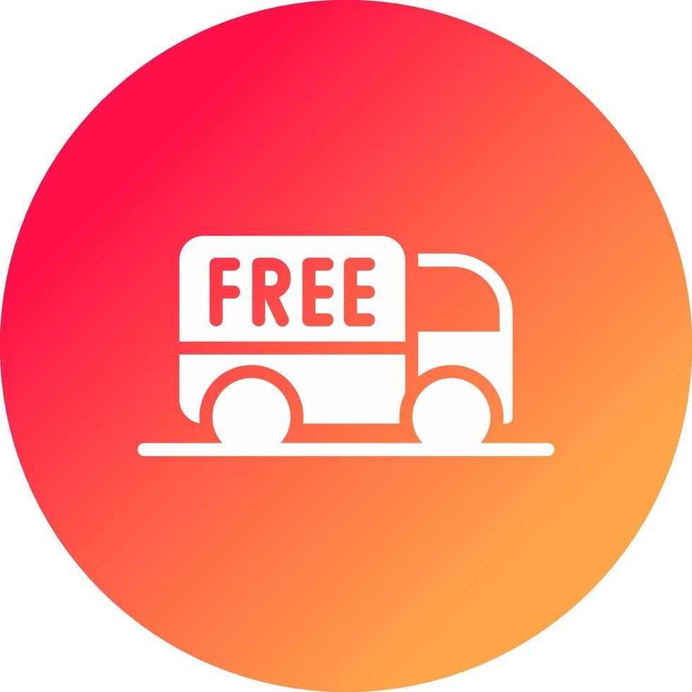 Free Delivery Creative Icon Design vector