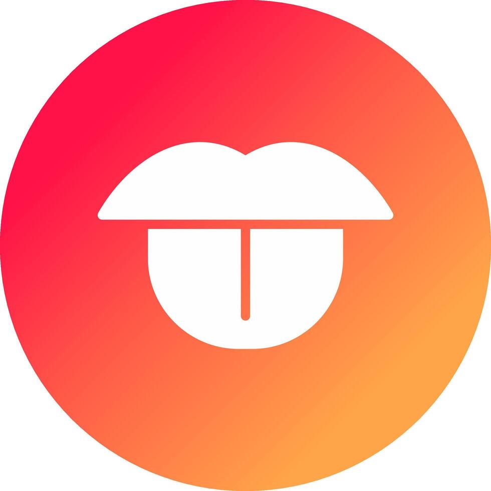 Tongue Creative Icon Design vector