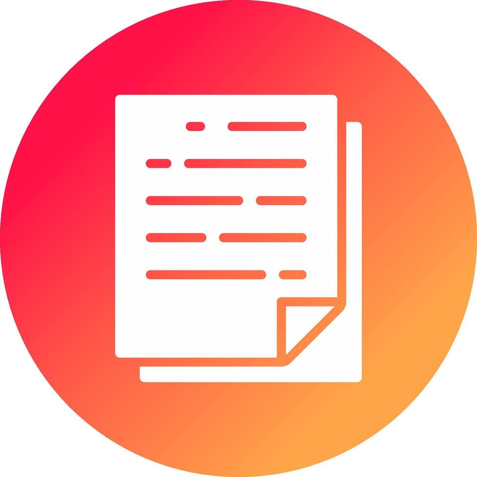 Prescription Creative Icon Design vector