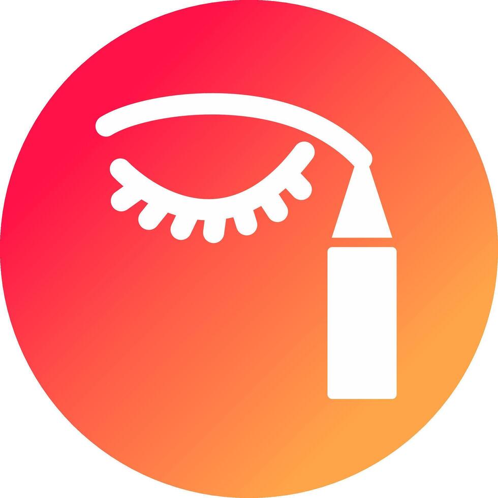 Eyeliner Creative Icon Design vector