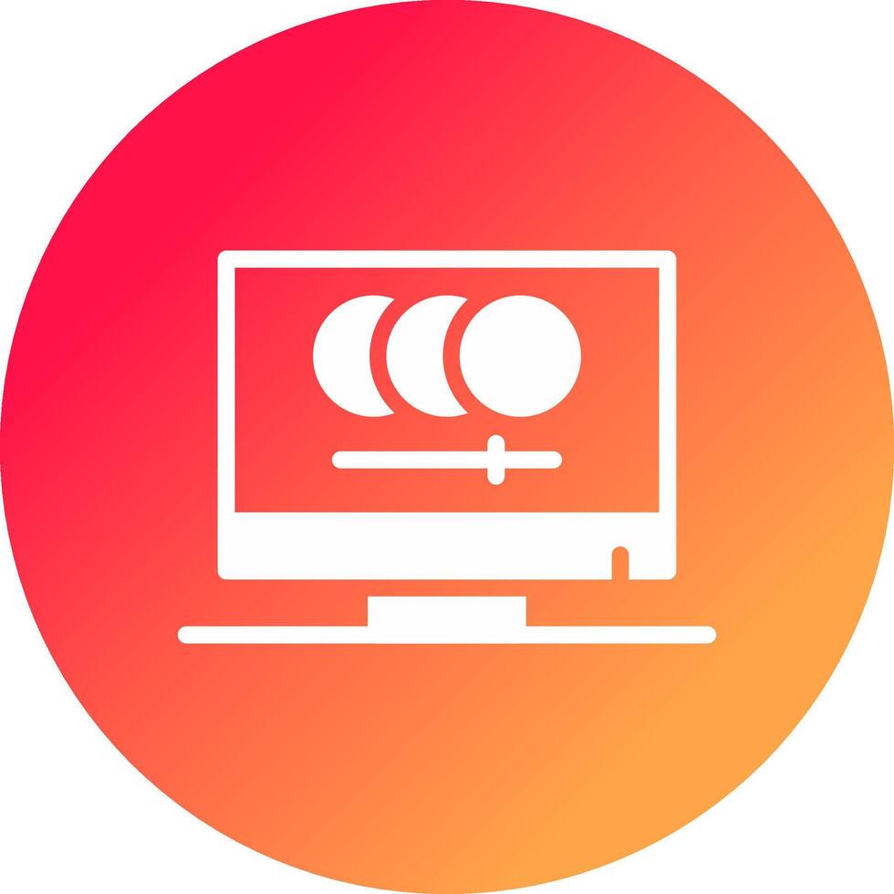 Digital Animation Creative Icon Design vector