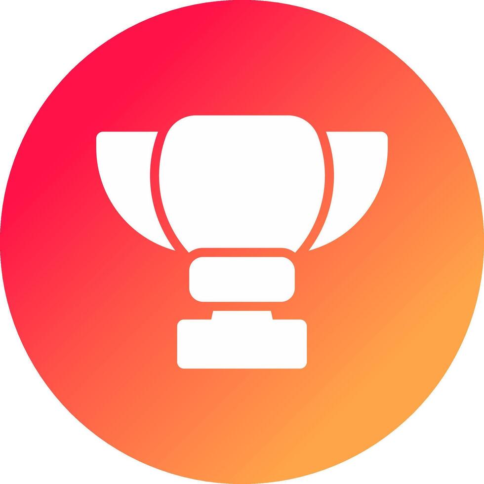 Trophy Creative Icon Design vector