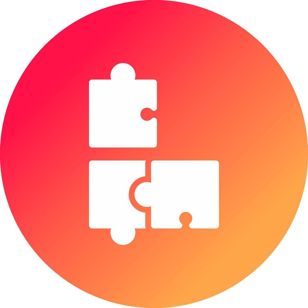 Puzzle Creative Icon Design vector