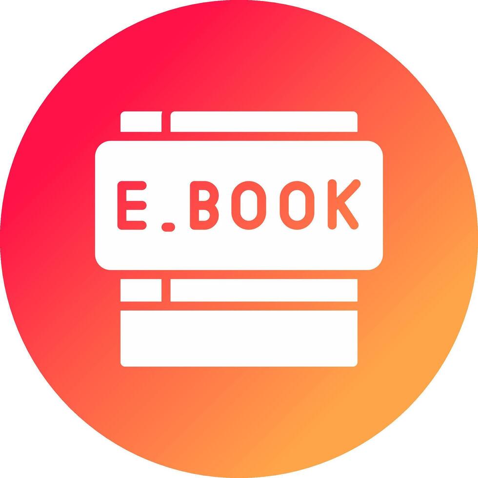 Ebooks Creative Icon Design vector