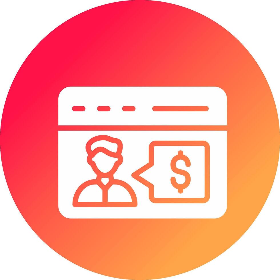 Backer Creative Icon Design vector