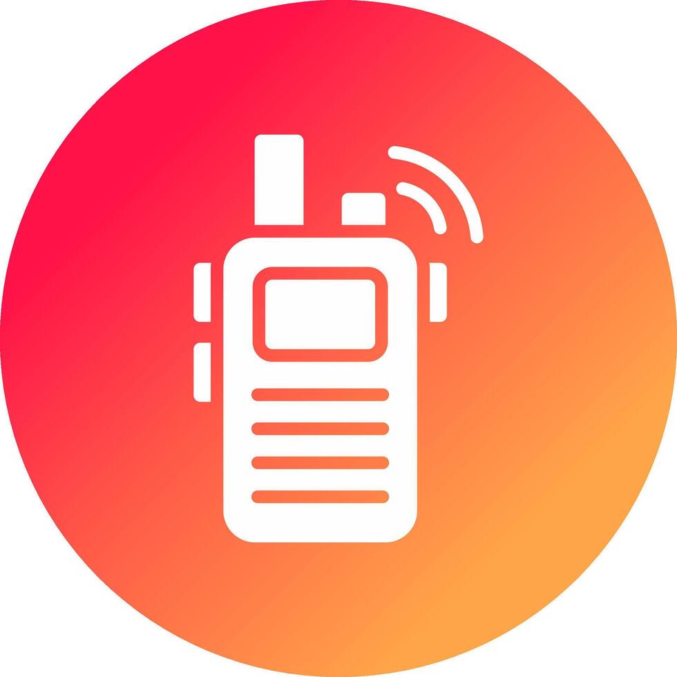 Walkie Talkies Creative Icon Design vector