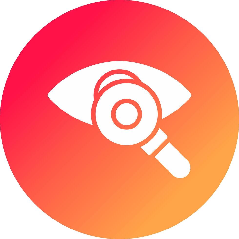 Eye Test Creative Icon Design vector