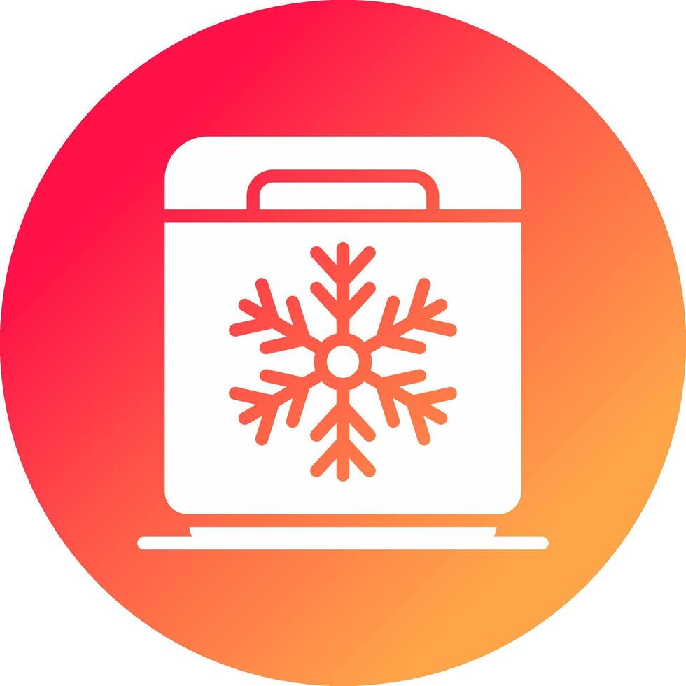 Freezer Creative Icon Design vector