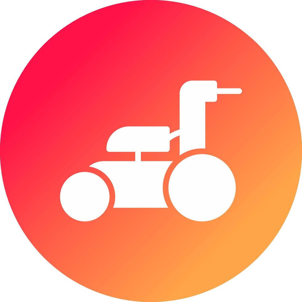 Lawnmower Creative Icon Design vector