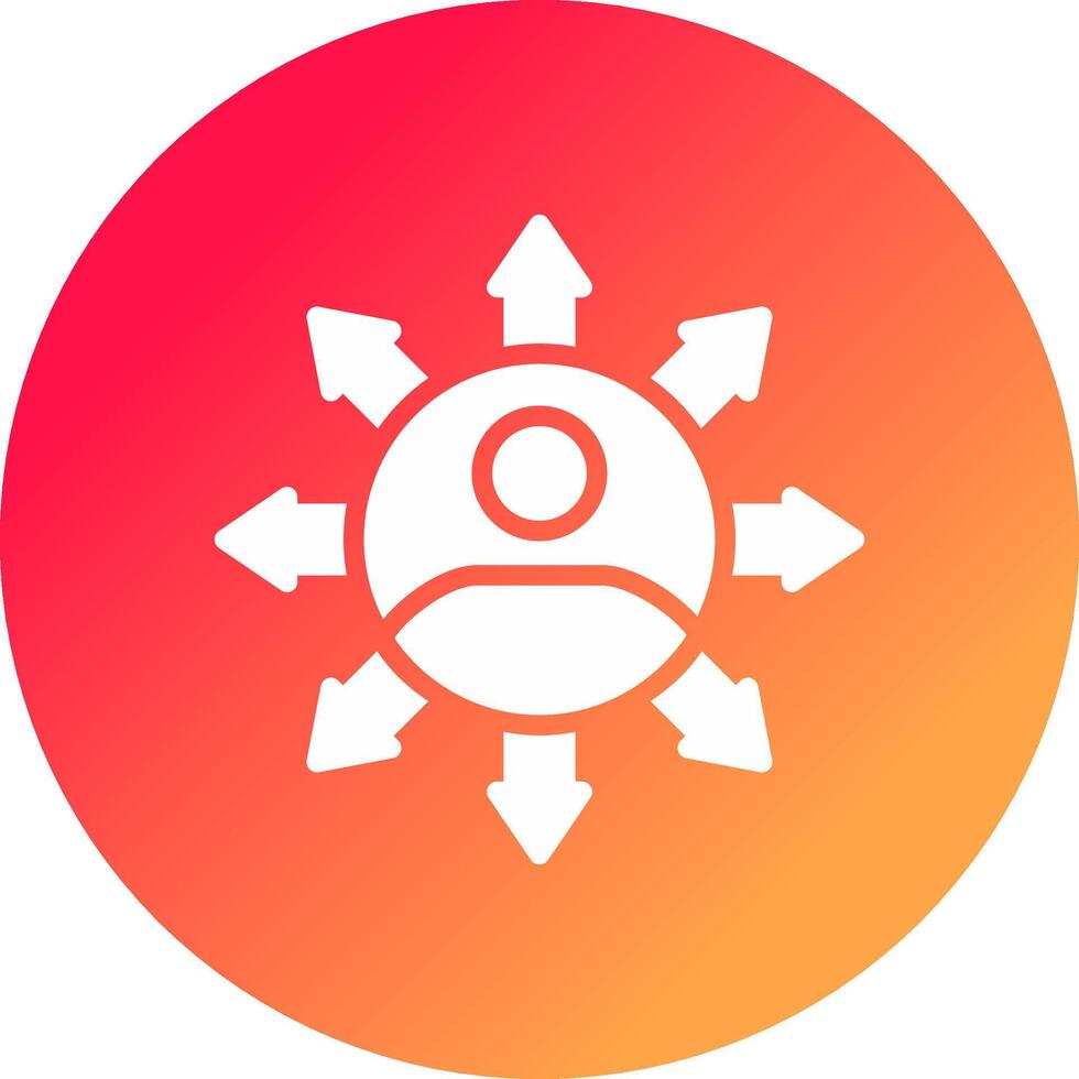 Influence Creative Icon Design vector