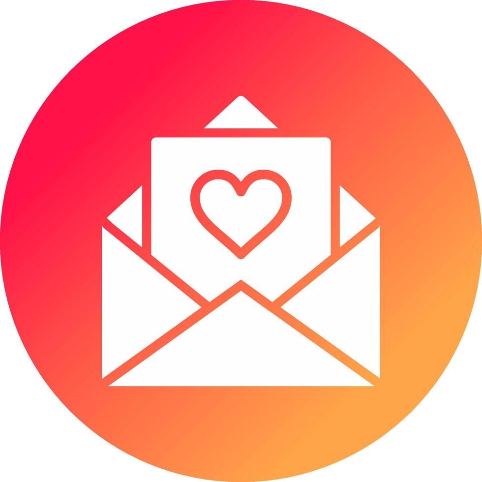 Love Letter Creative Icon Design vector