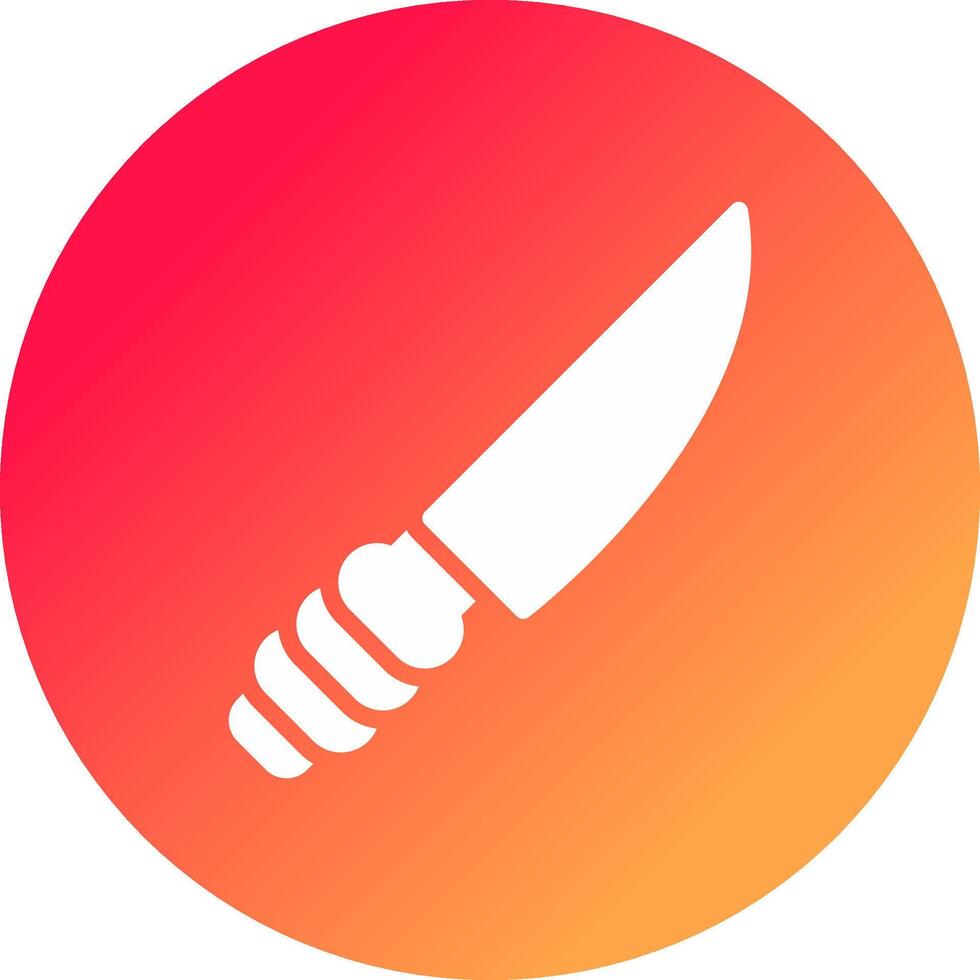 diseño de icono creativo de cuchillo vector