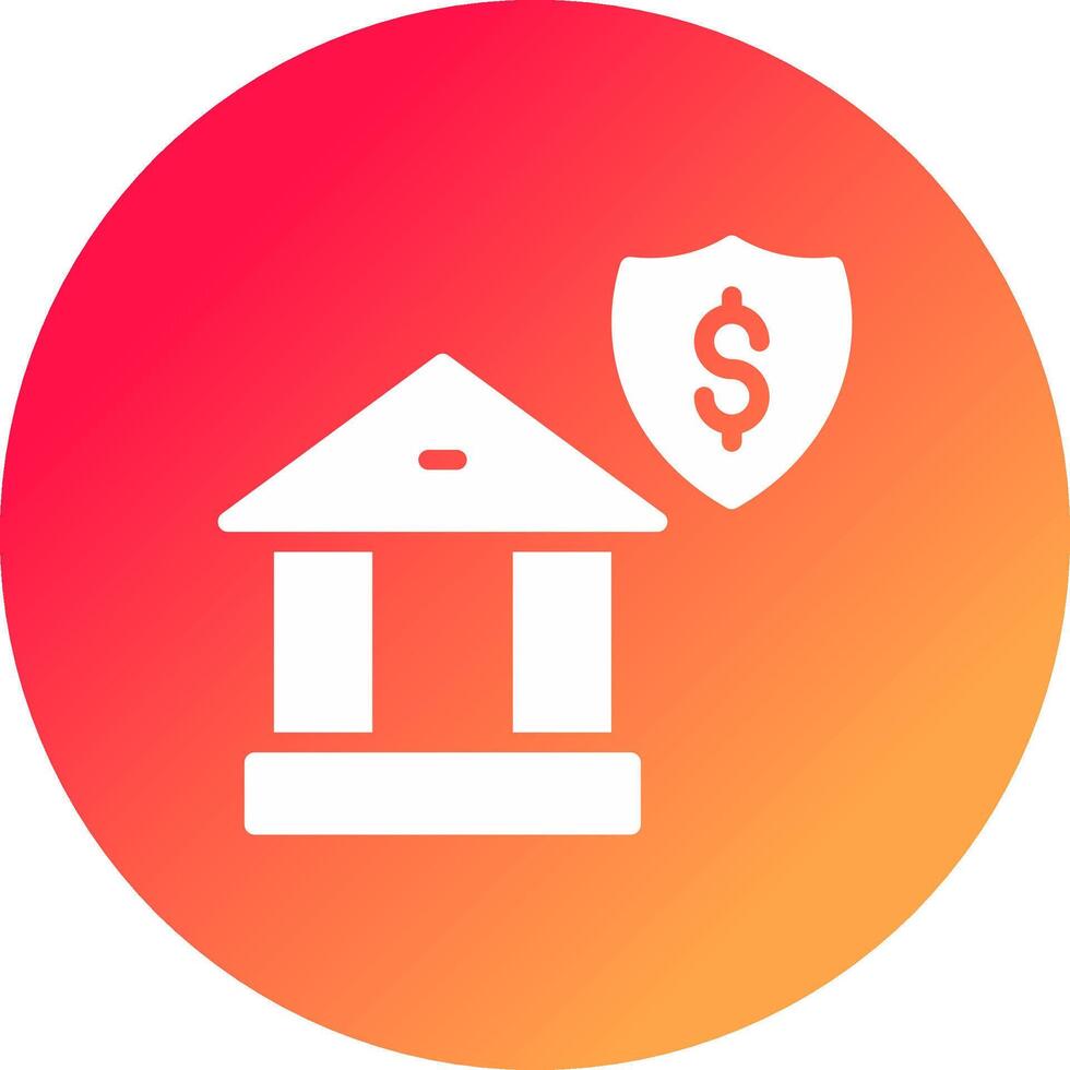 Banking Security Creative Icon Design vector