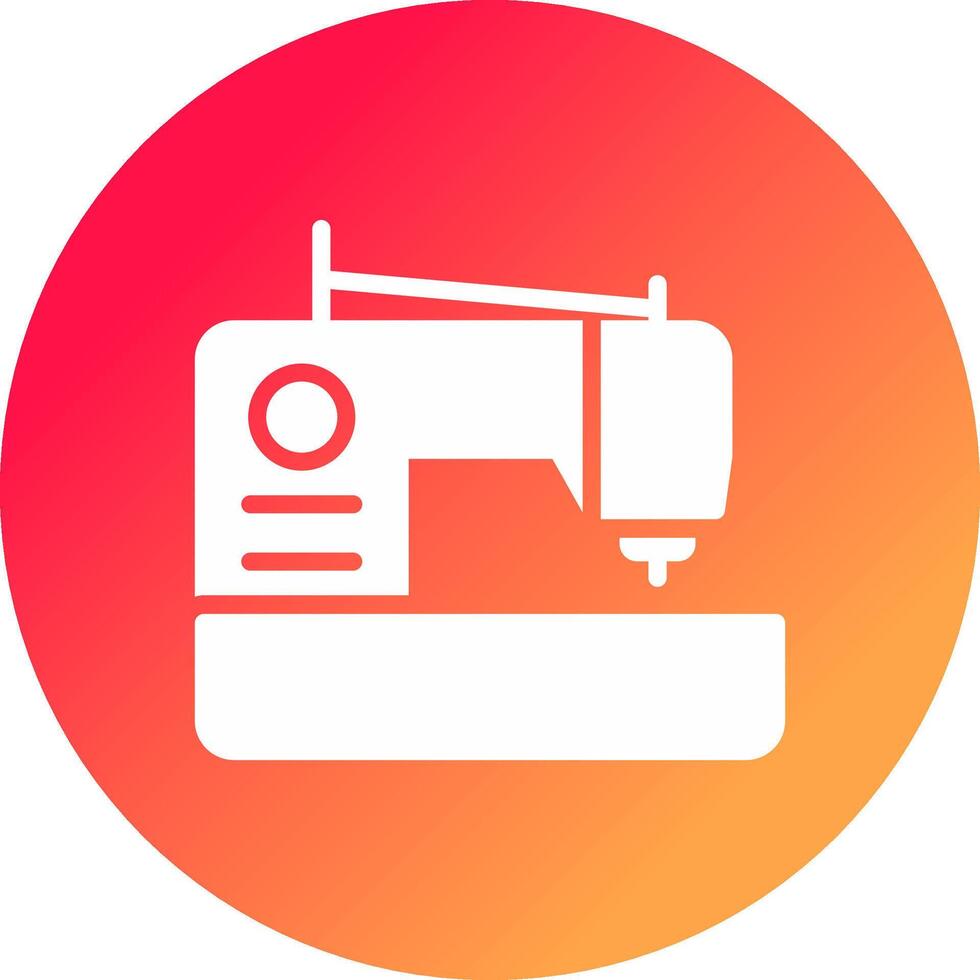 Sewing Machine Creative Icon Design vector