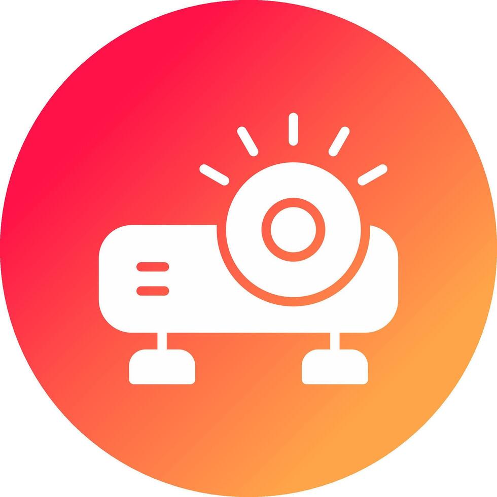 Projector Creative Icon Design vector