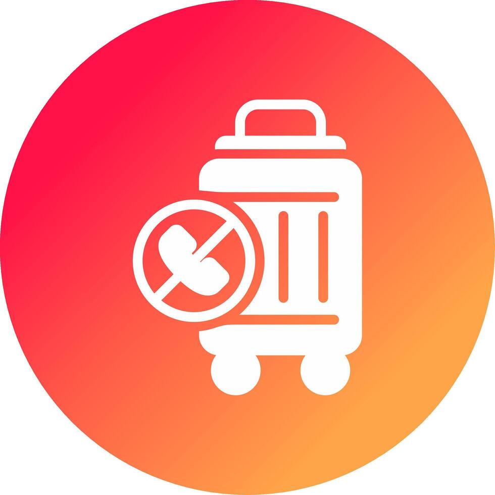 Contactless Travel Creative Icon Design vector