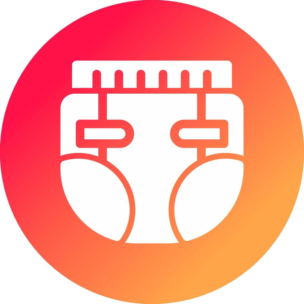 Diaper Creative Icon Design vector