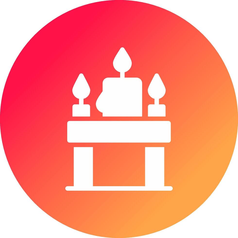 Candles Creative Icon Design vector