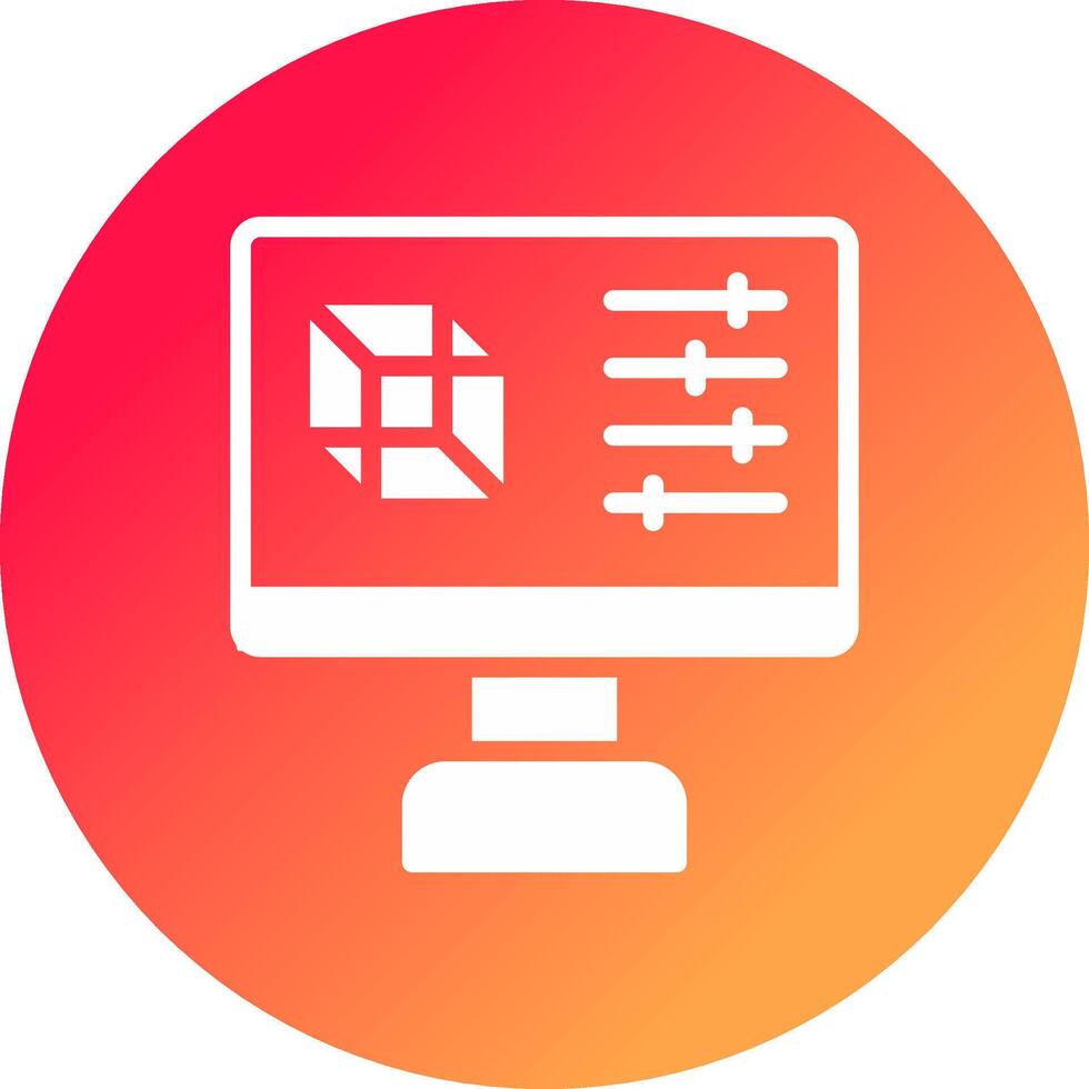 Simulation Creative Icon Design vector