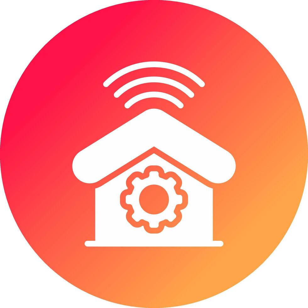Home Automation Creative Icon Design vector