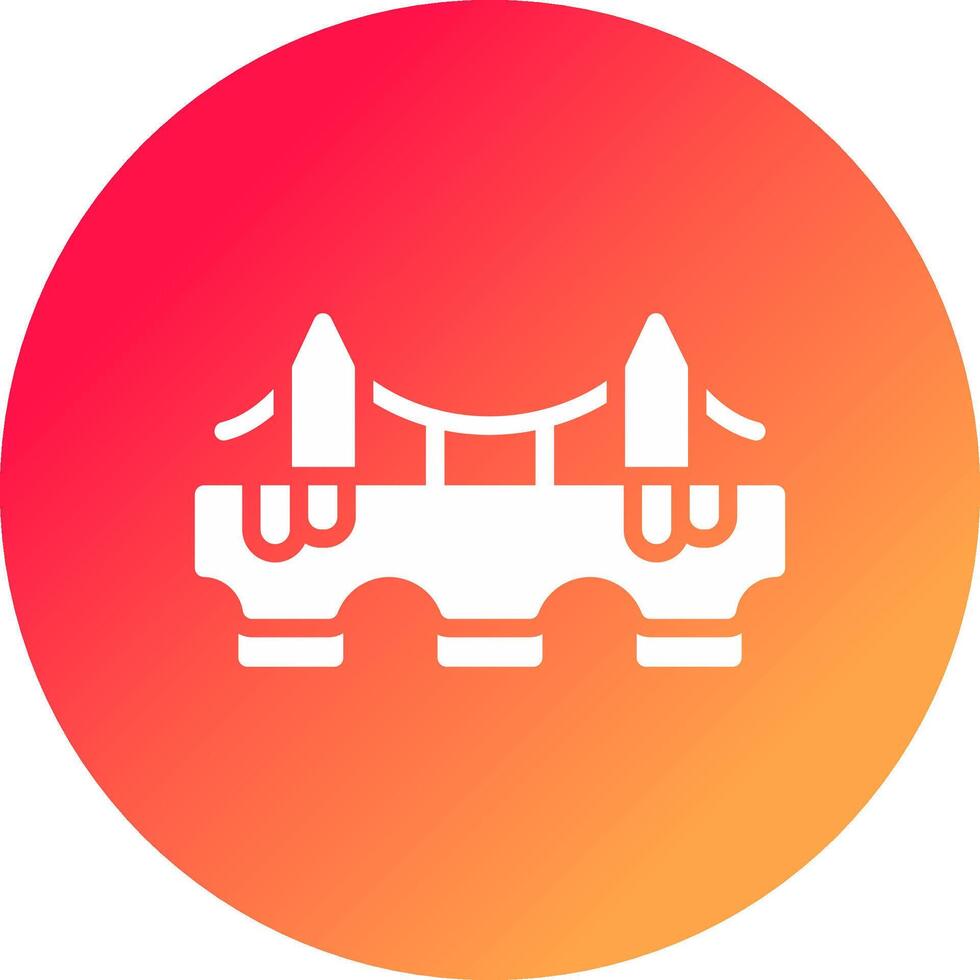 Bridge Creative Icon Design vector