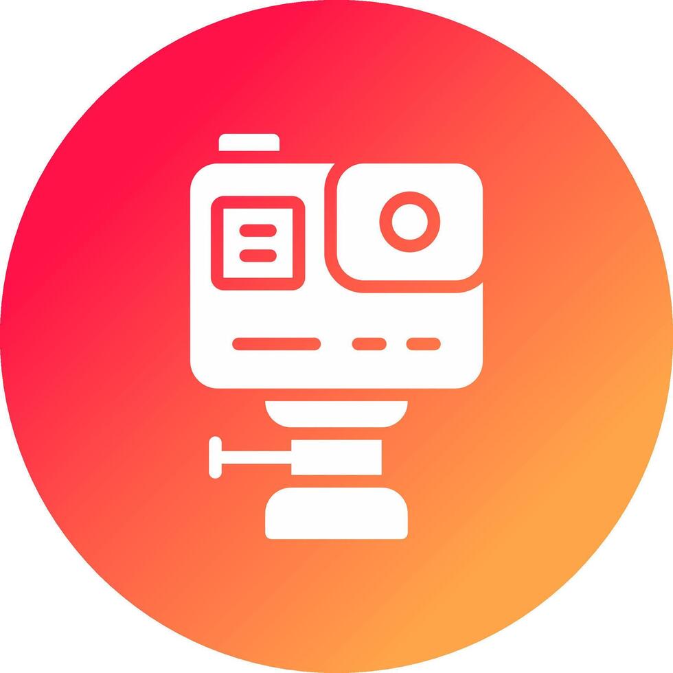 Action Camera Creative Icon Design vector