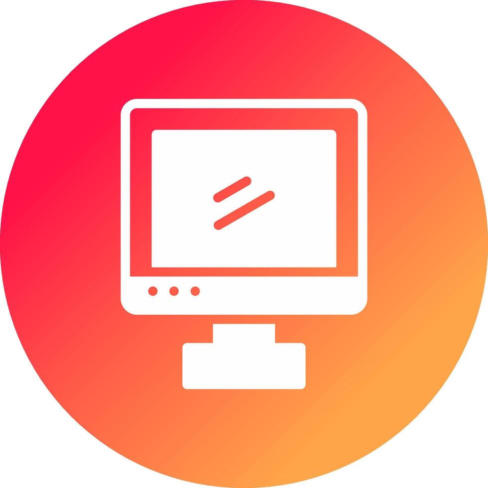 Computer Creative Icon Design vector