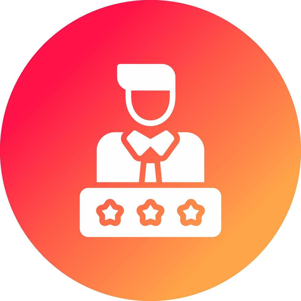 Brand Ambassador Creative Icon Design vector