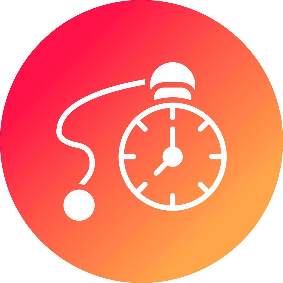 diseño de icono creativo de reloj de bolsillo vector