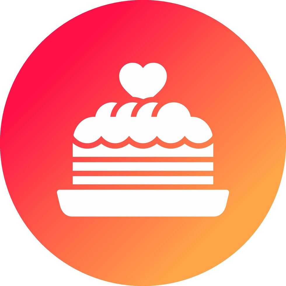 Cake Creative Icon Design vector