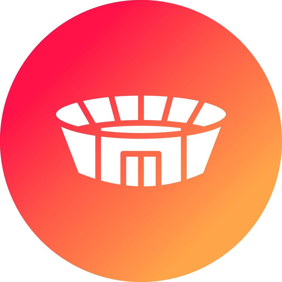 Stadium Creative Icon Design vector