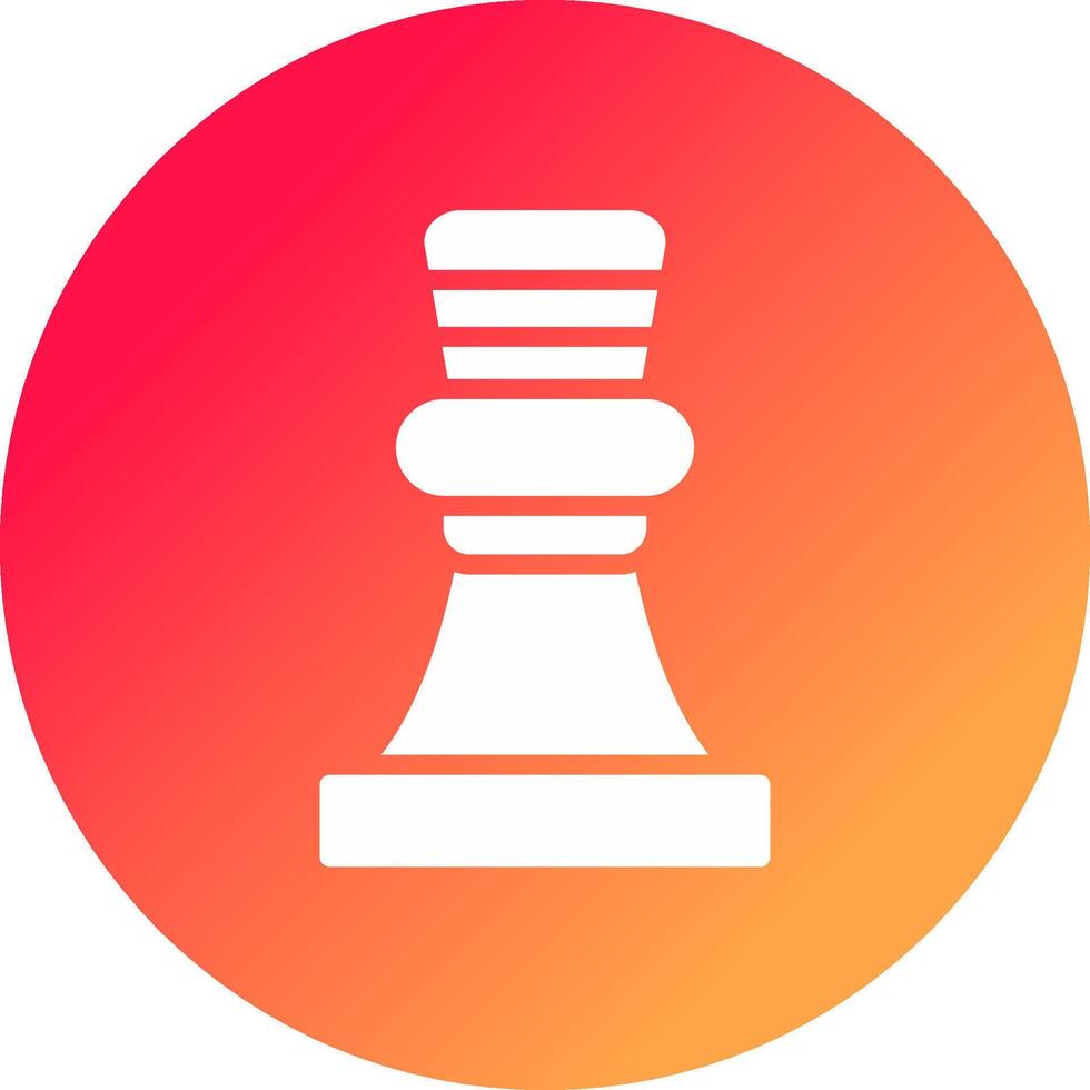 Chess Game Creative Icon Design vector