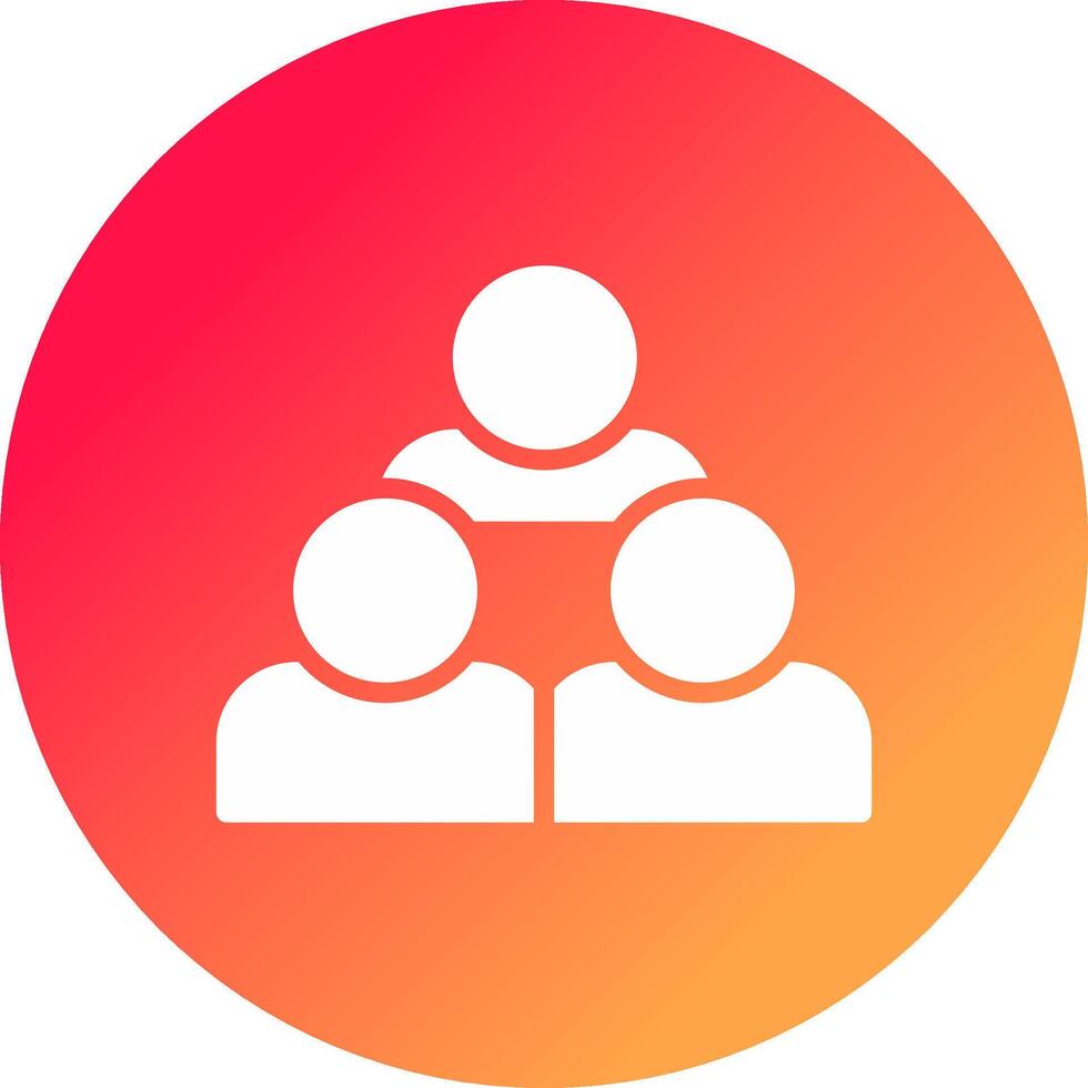 Audience Creative Icon Design vector