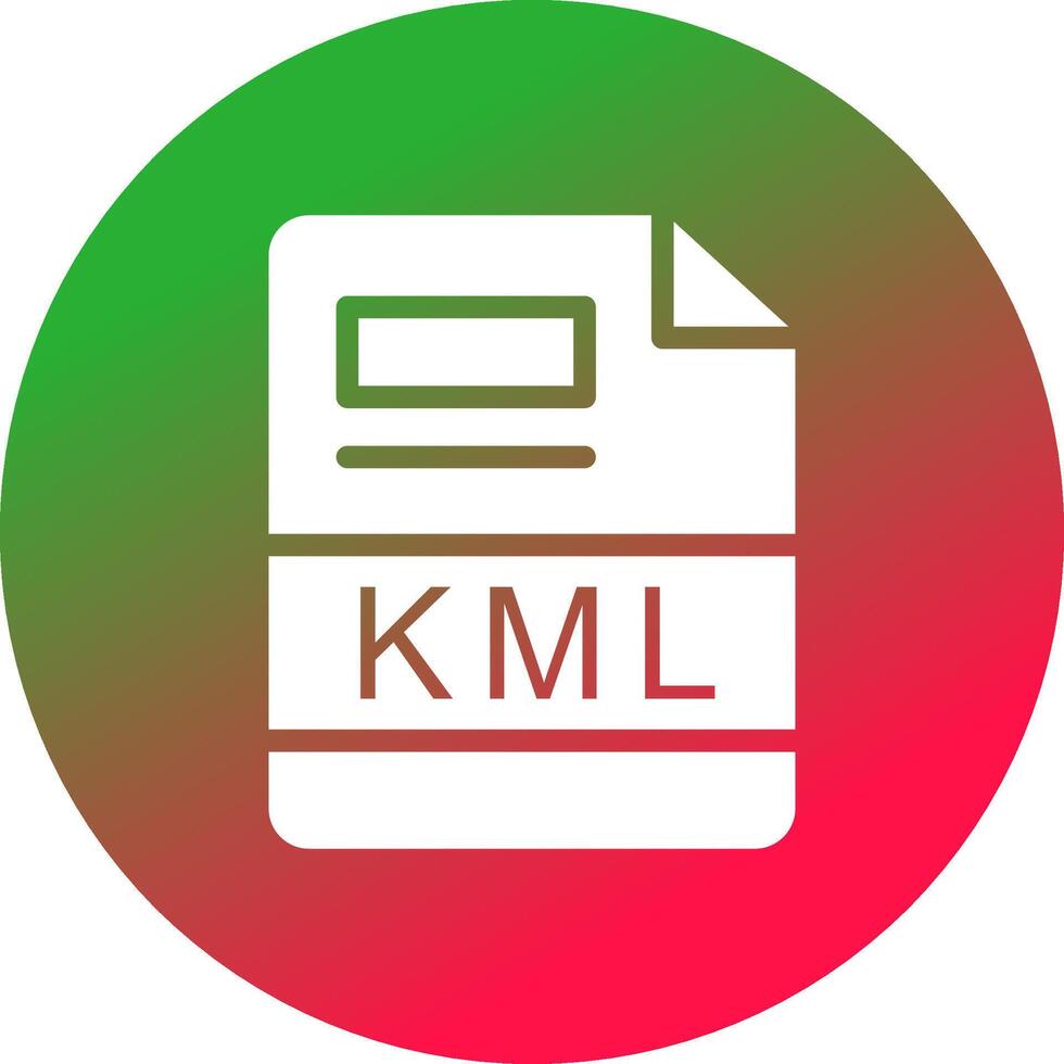 KML Creative Icon Design vector