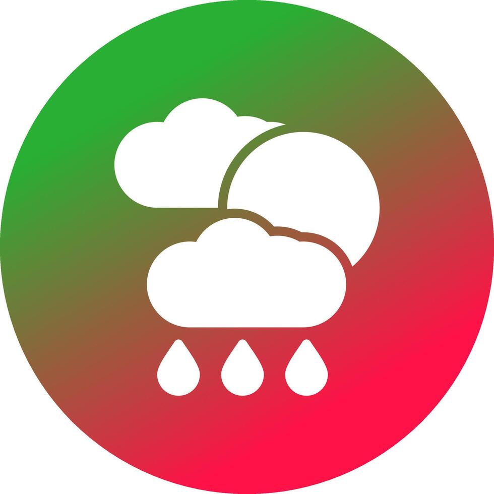Weather Forecast Creative Icon Design vector