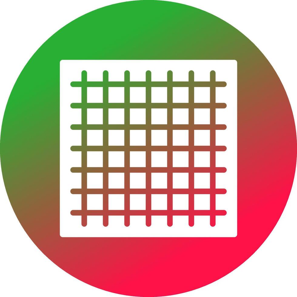 Glyph Gradient Circle Design vector