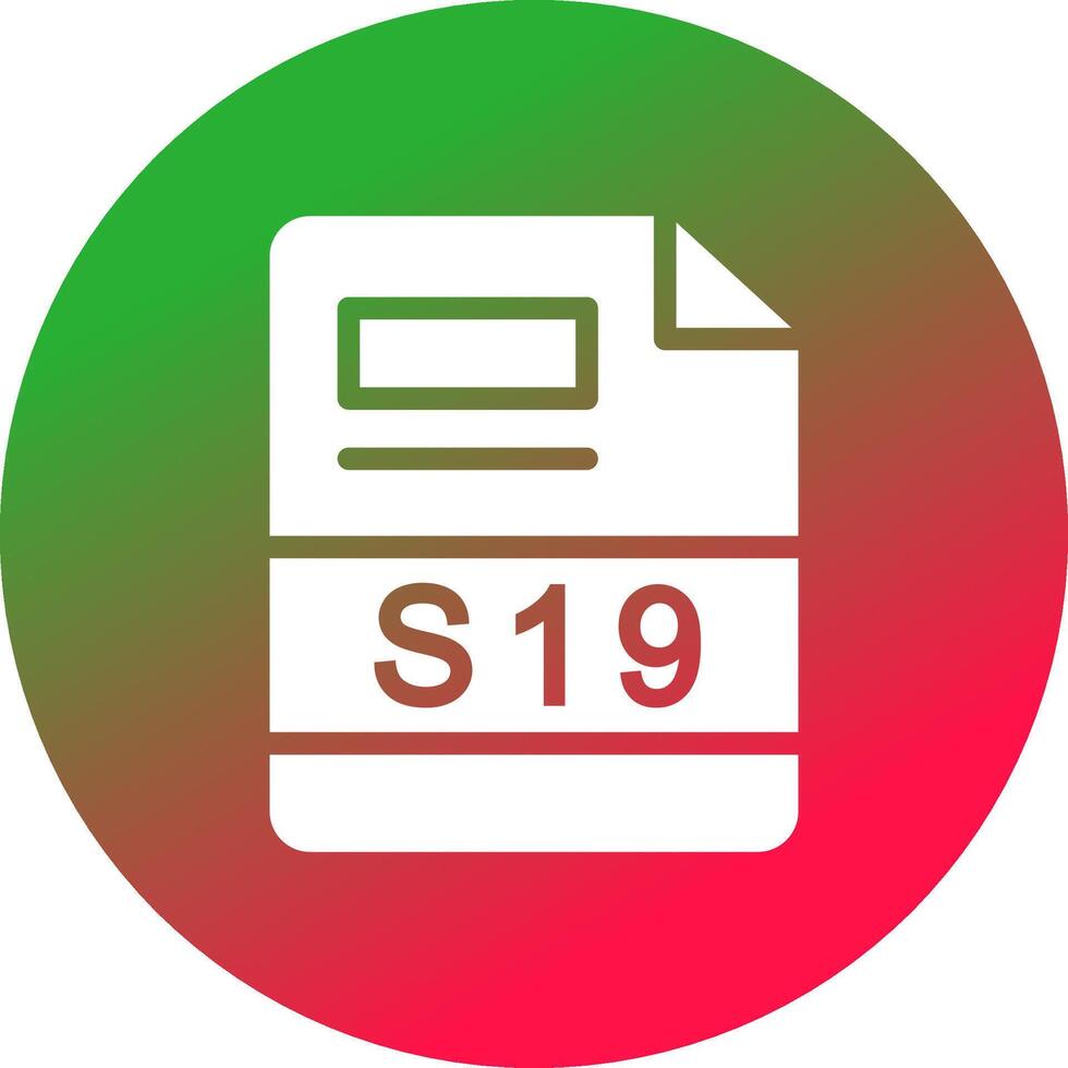 S19 Creative Icon Design vector