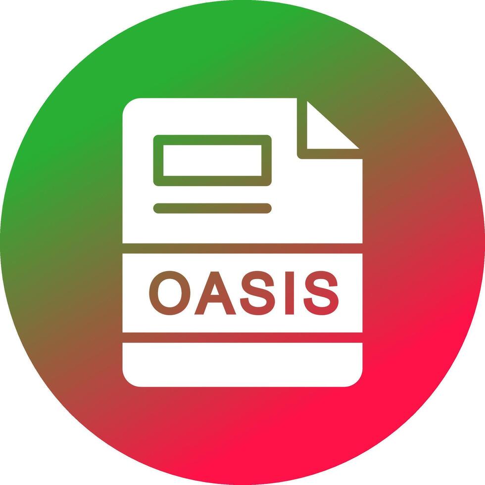 oasis creativo icono diseño vector