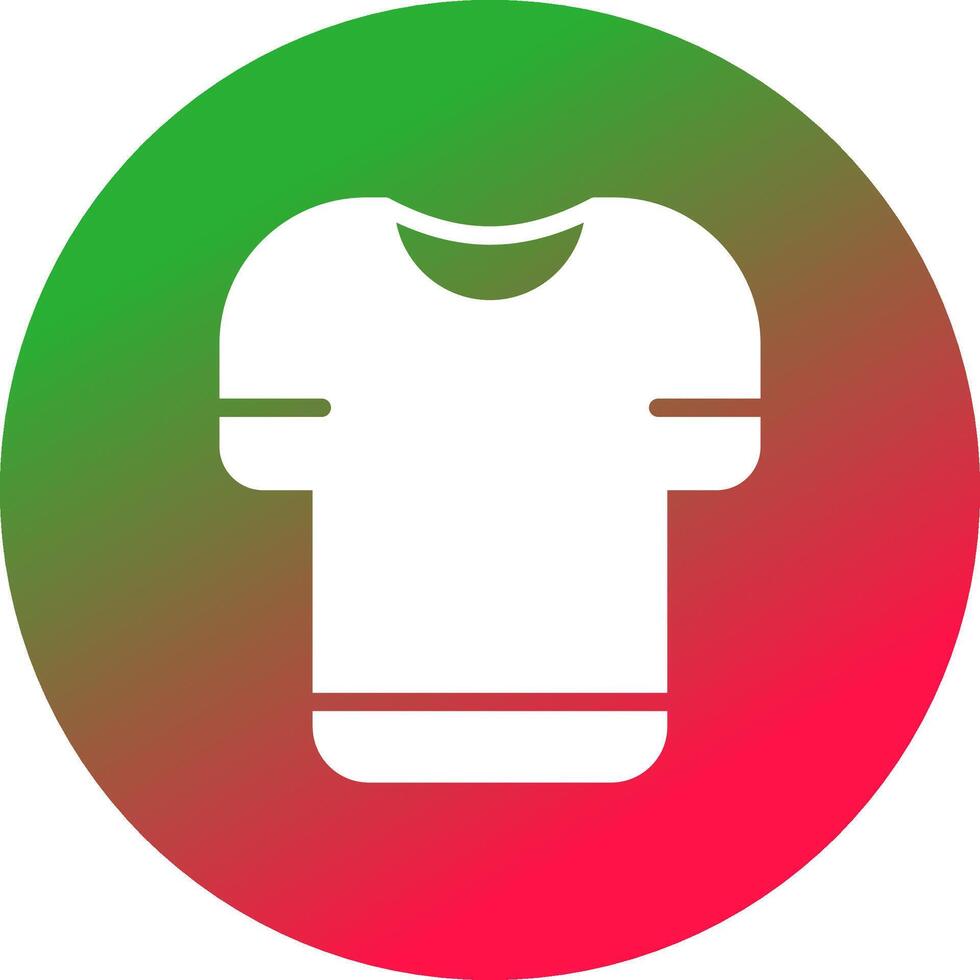 Glyph Gradient Circle Design vector