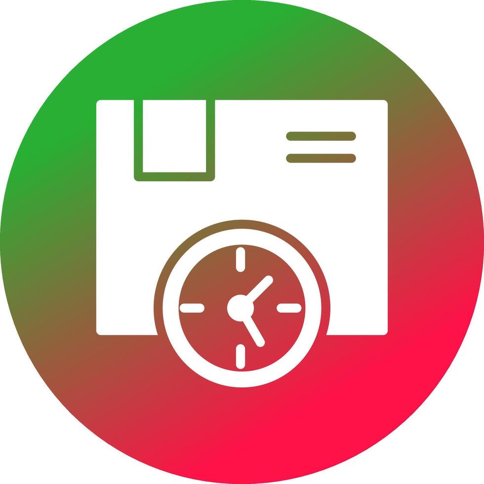 Delivery Time Creative Icon Design vector