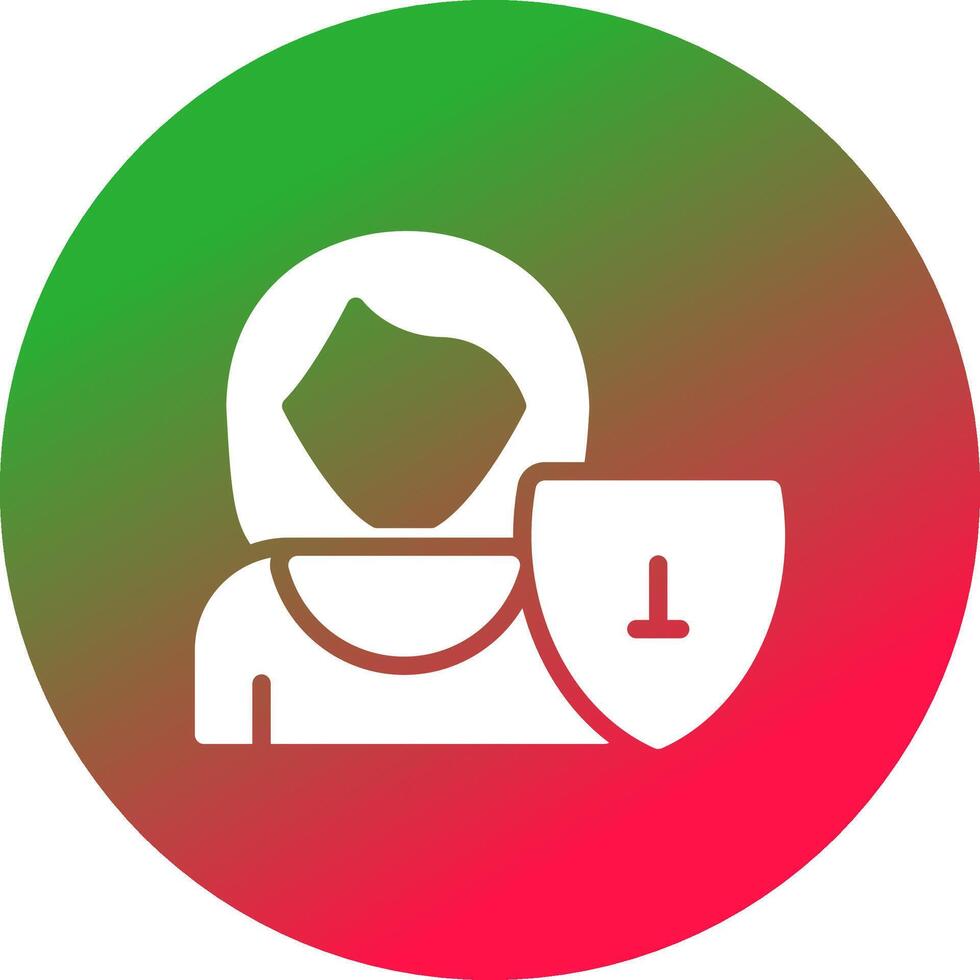 User Security Creative Icon Design vector