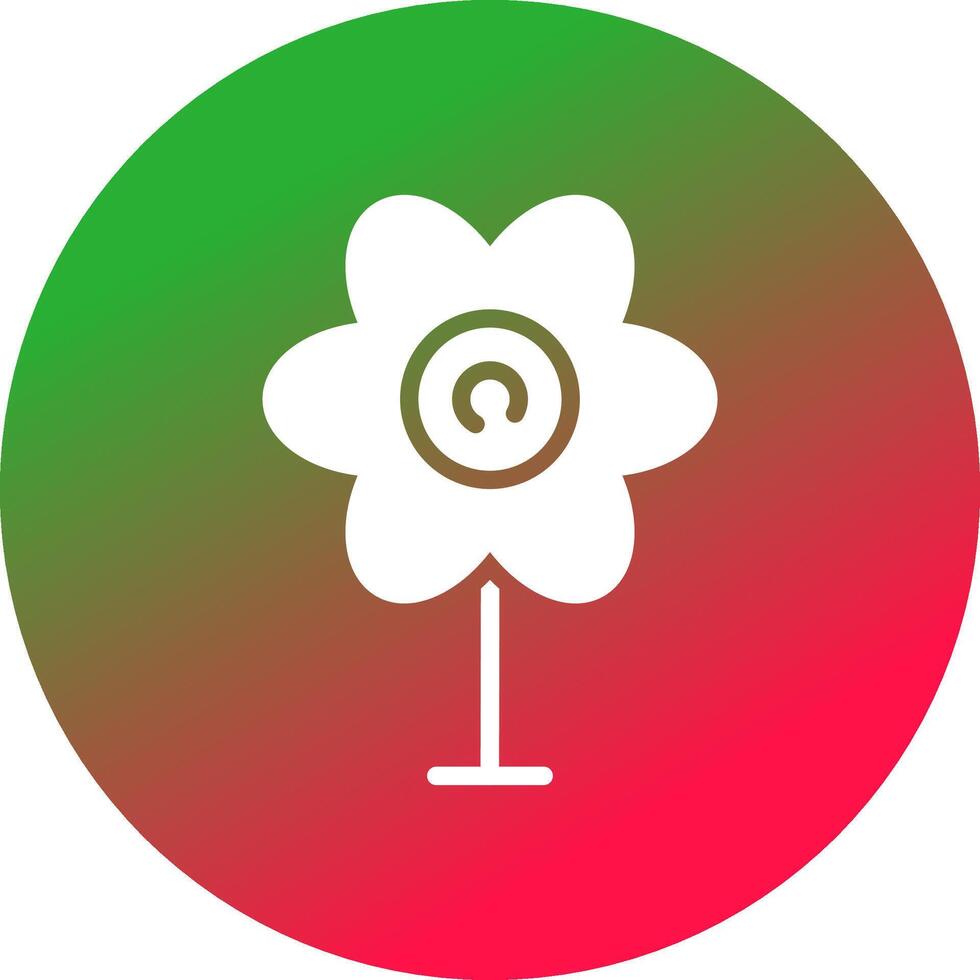 diseño de icono creativo de flor vector