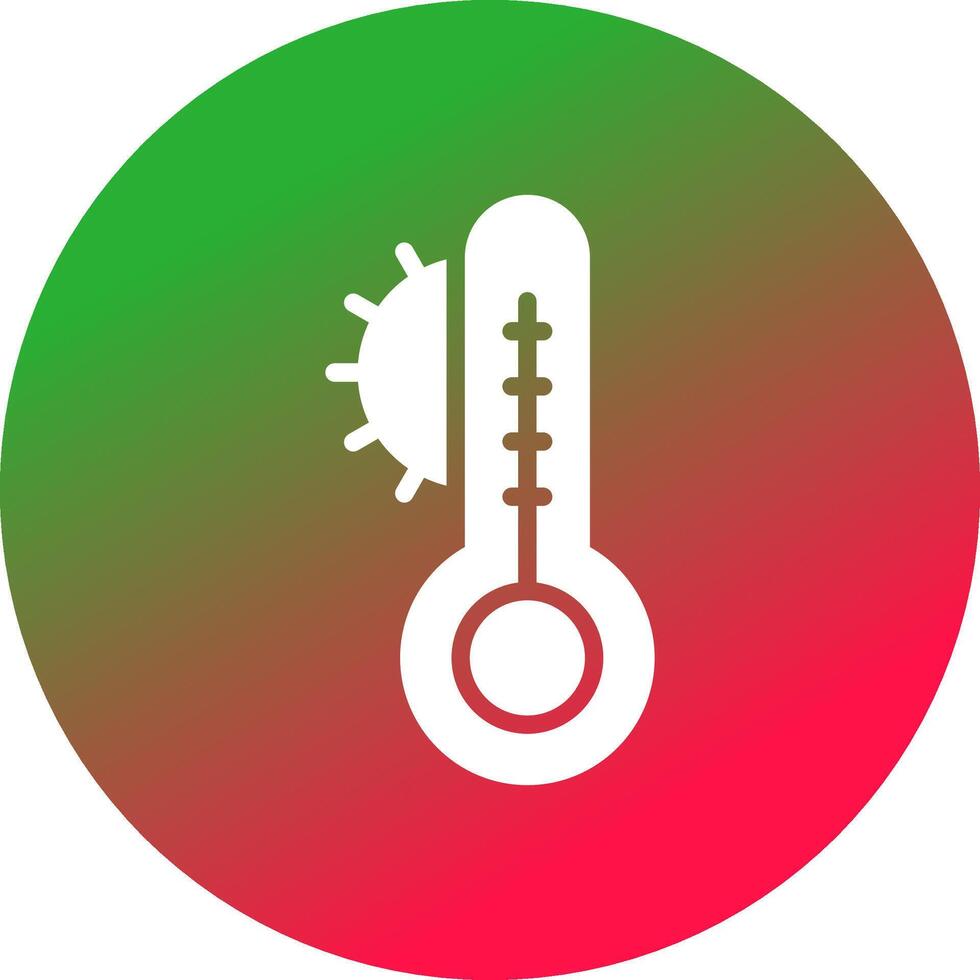 Temperature Creative Icon Design vector