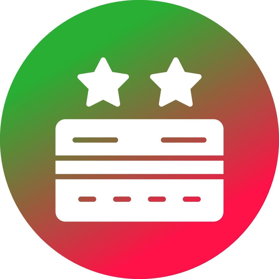 Points Rewards Cards Creative Icon Design vector