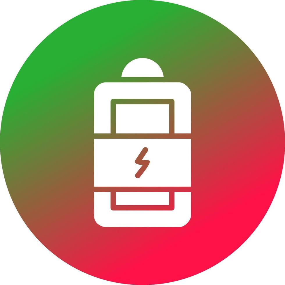 Charging Battery Creative Icon Design vector