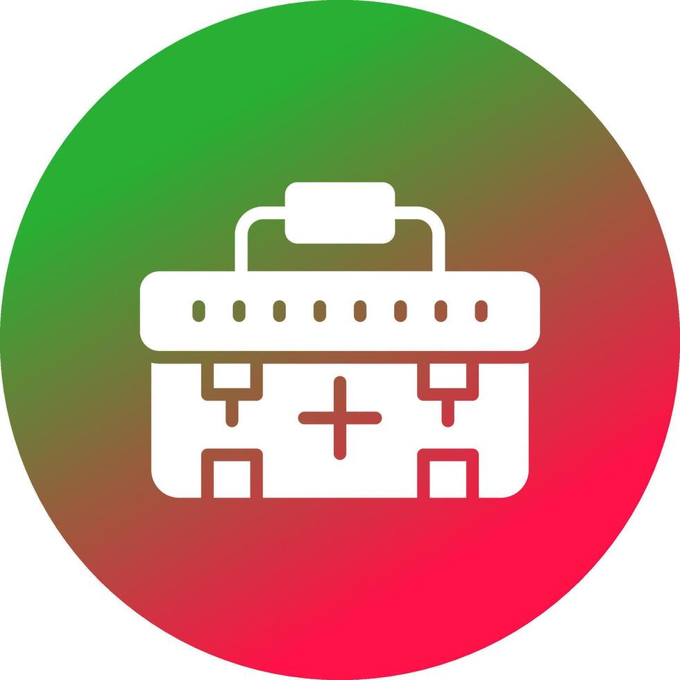 First Aid Kit Creative Icon Design vector