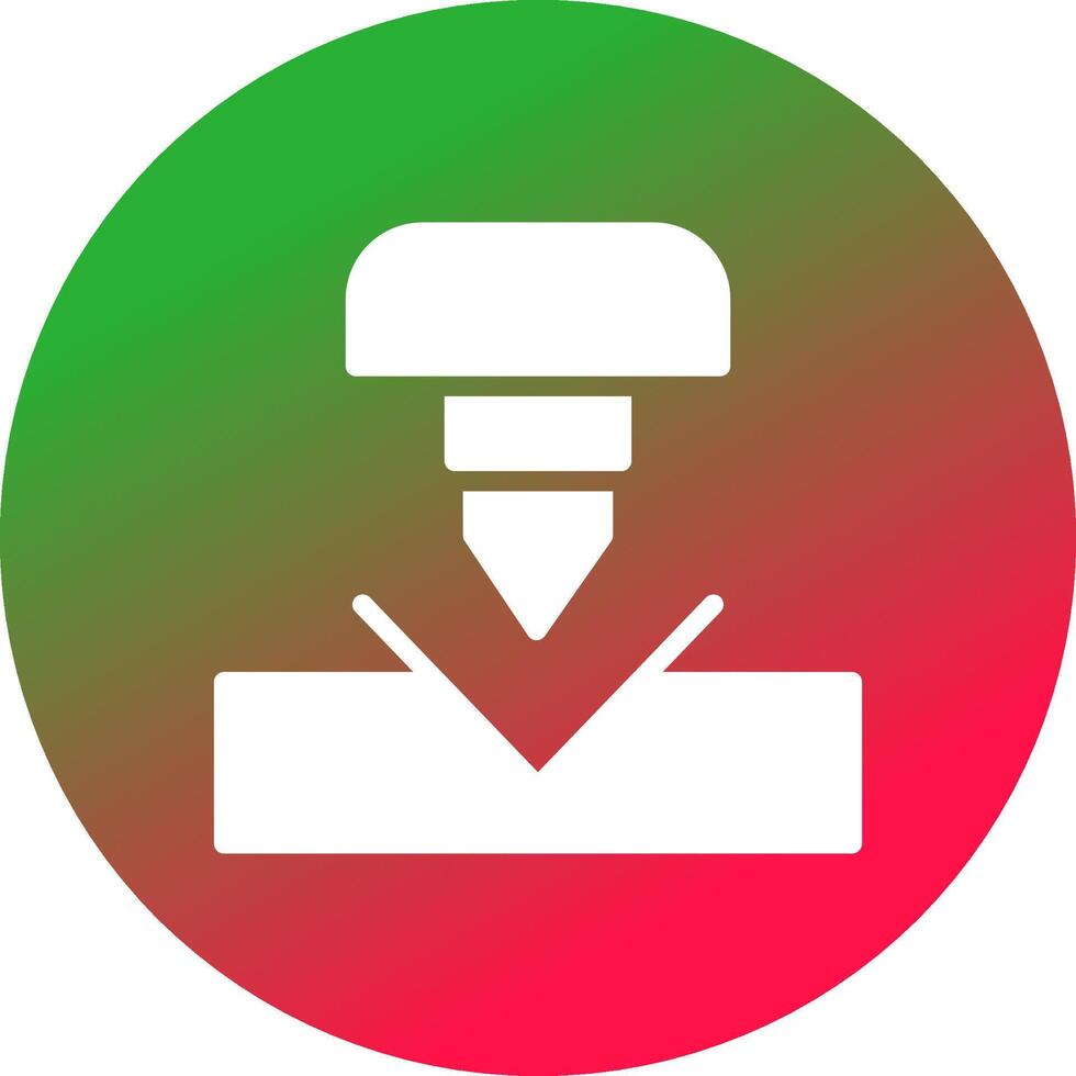 Bending Creative Icon Design vector