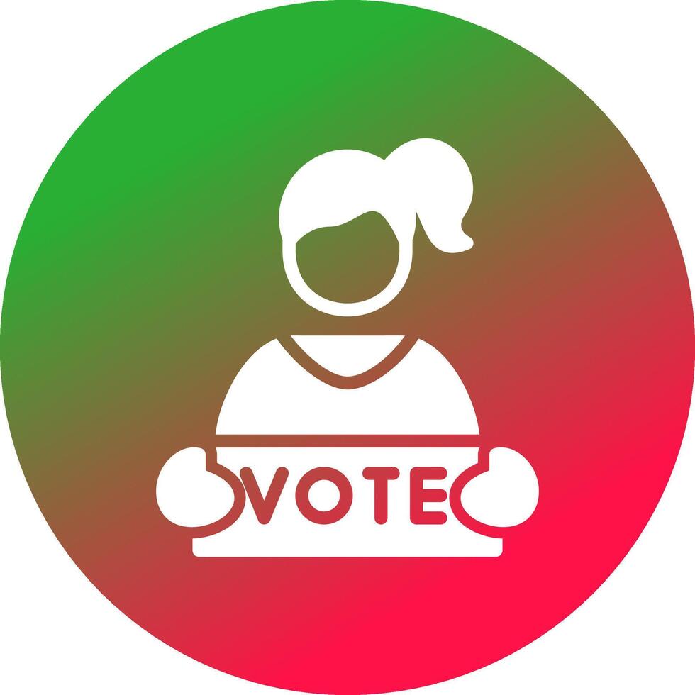 diseño de icono creativo partidario vector